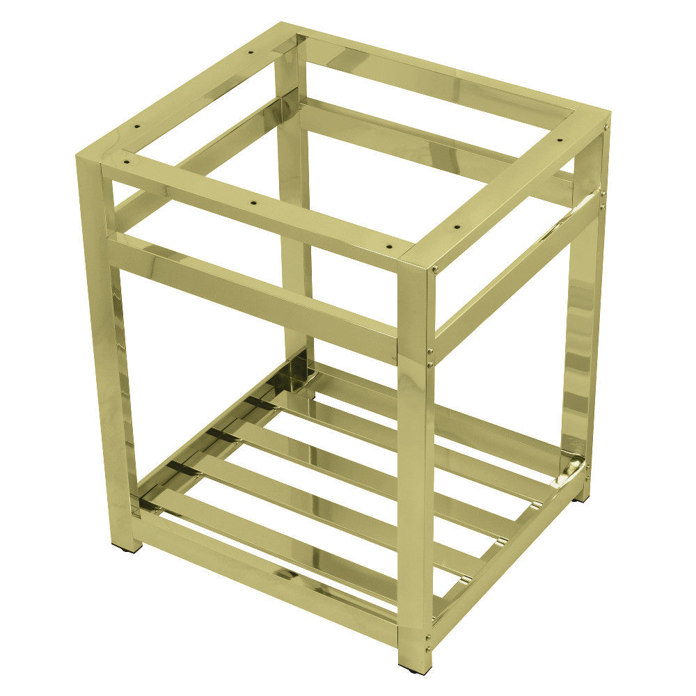 Kingston Commercial 25 Inch Console Sink in Polished Brass