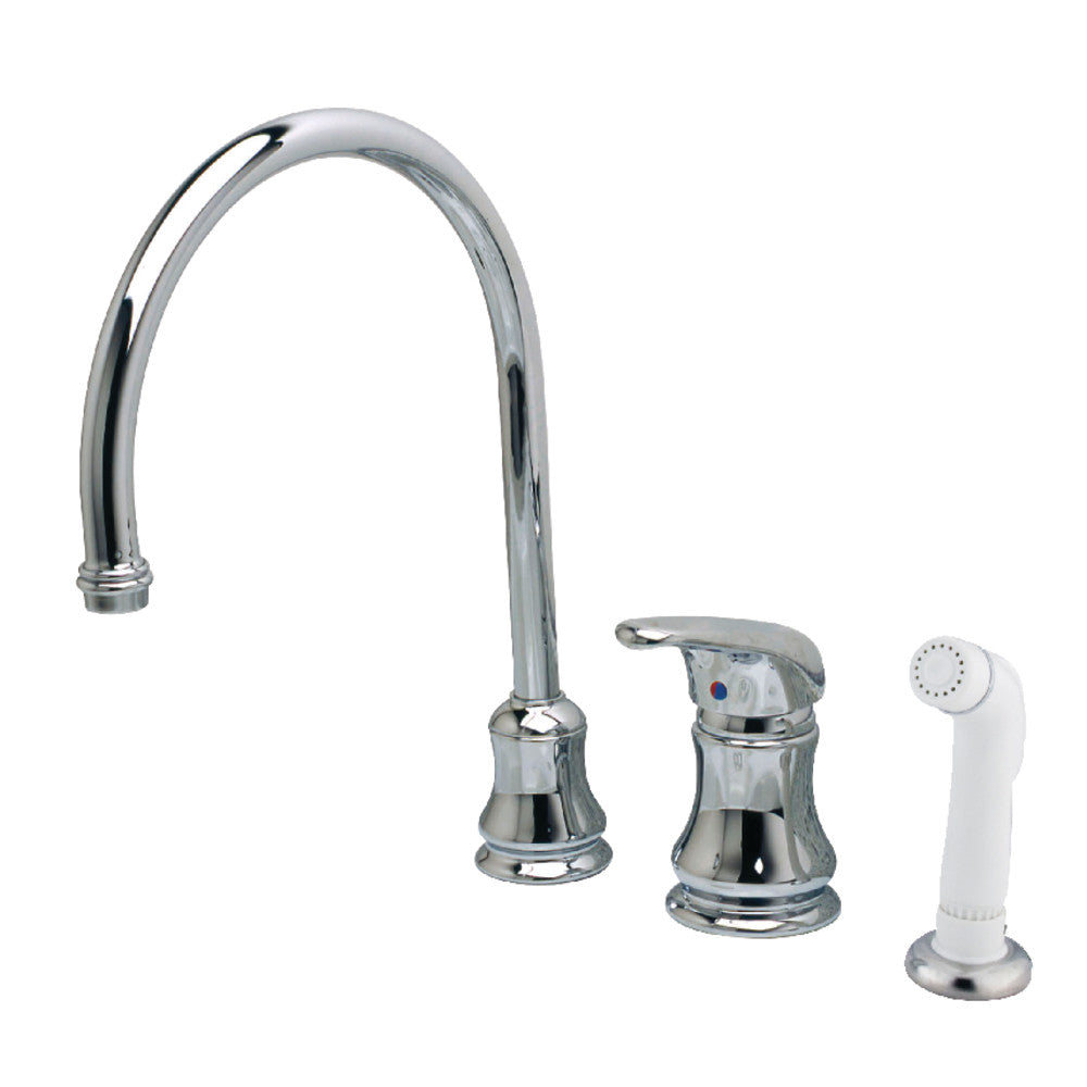 Legacy Widespread Kitchen Faucet in Polished Chrome
