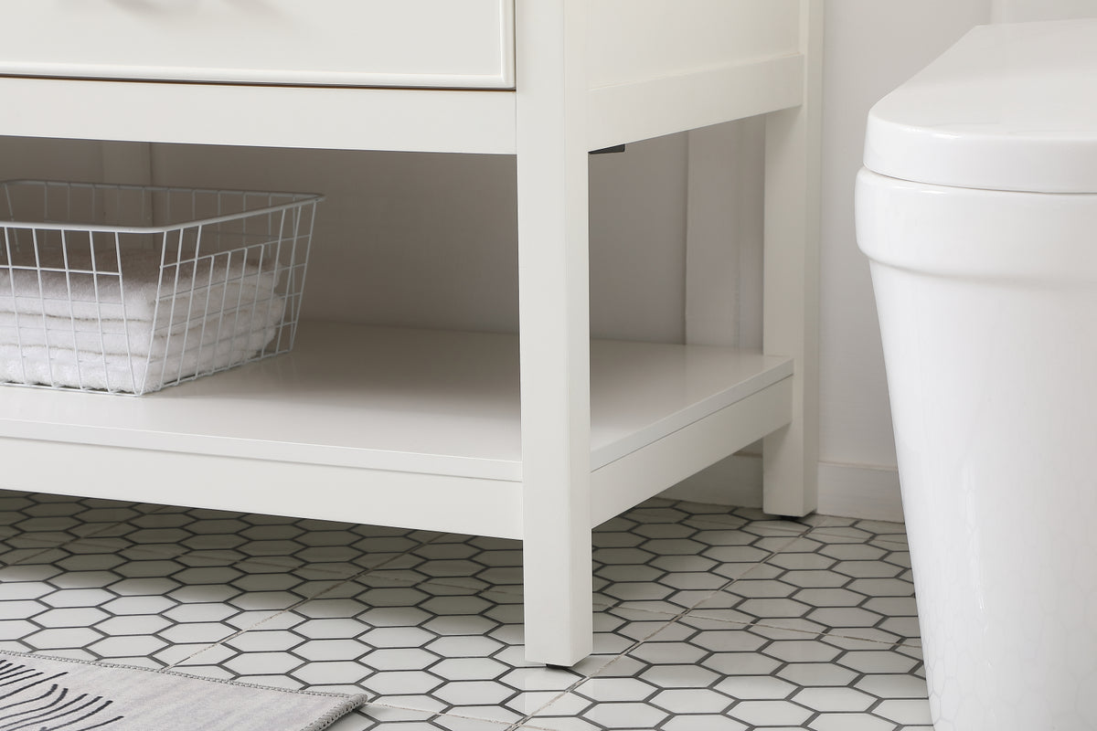 72 inch double bathroom vanity in white