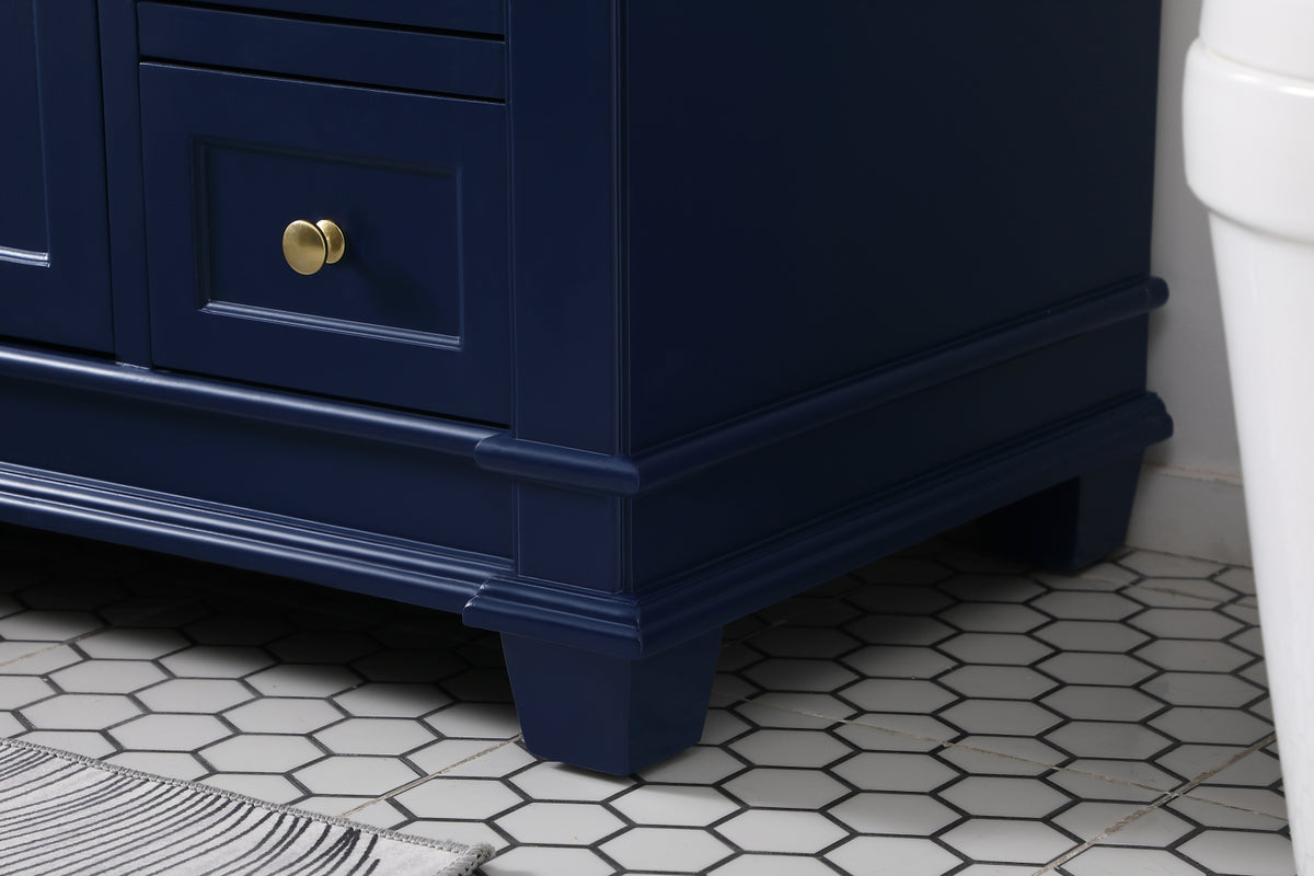 48 inch Single Bathroom Vanity set in Blue