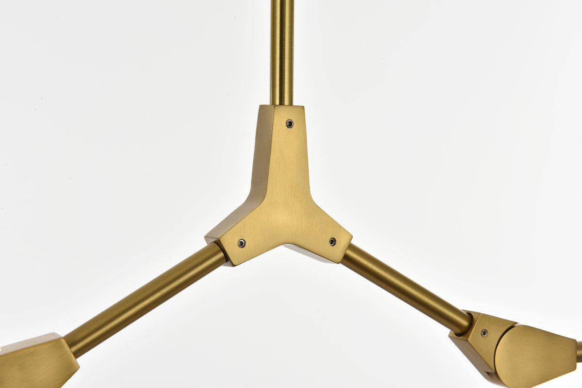 Cavoli 61 inch Chandelier in Brass