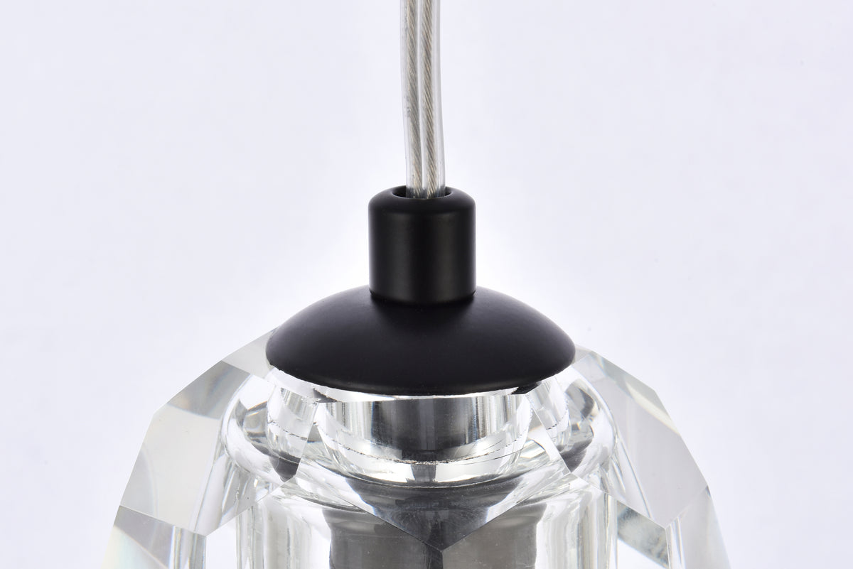 Eren 1 light Black pendant