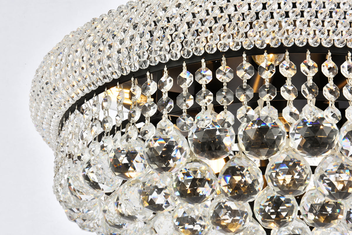 Primo 20 inch black flush mount