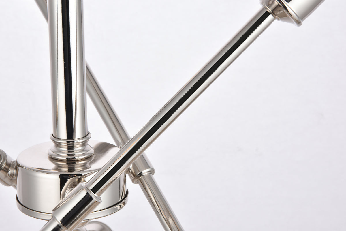 Axel 6 Lights polished Nickel Pendant