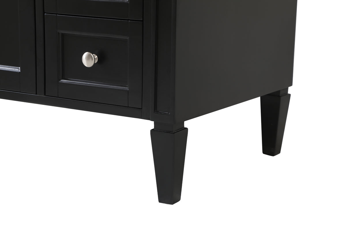 48 inch Single bathroom vanity in Black