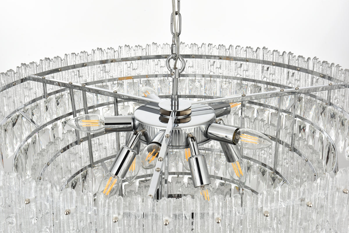 Emilia 31 inch Pendant Light in Chrome