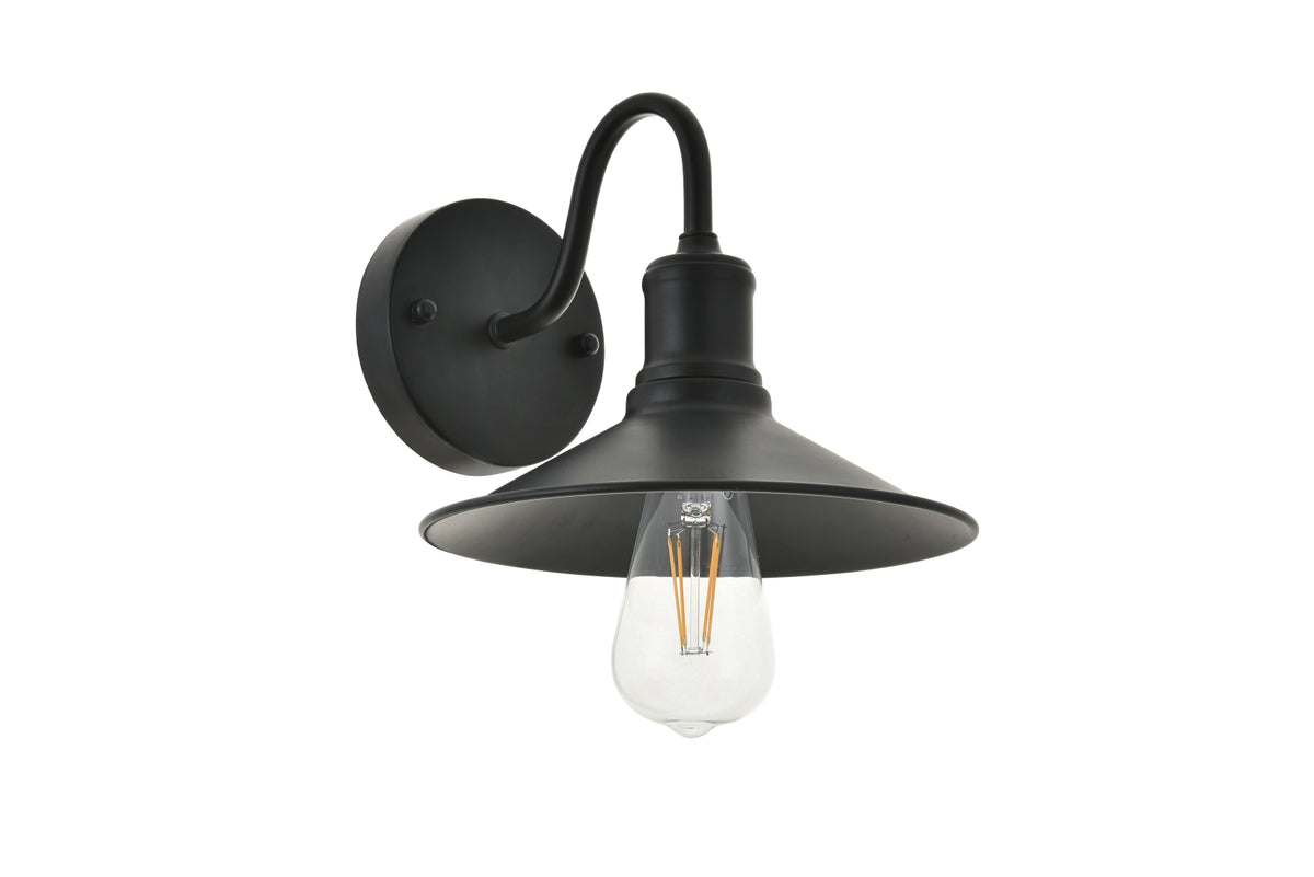 Etude 1 light black Wall Sconce