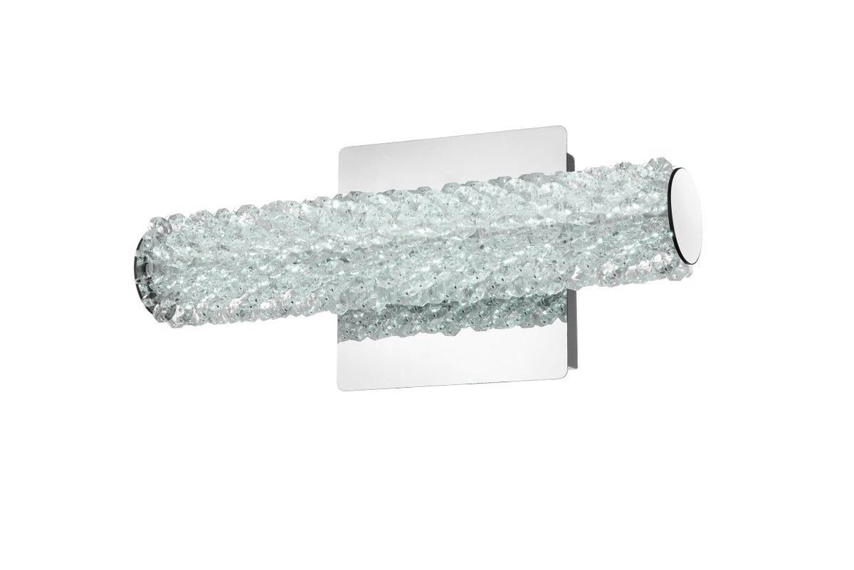 Bowen 12 inch Adjustable LED Wall Sconce in Chrome