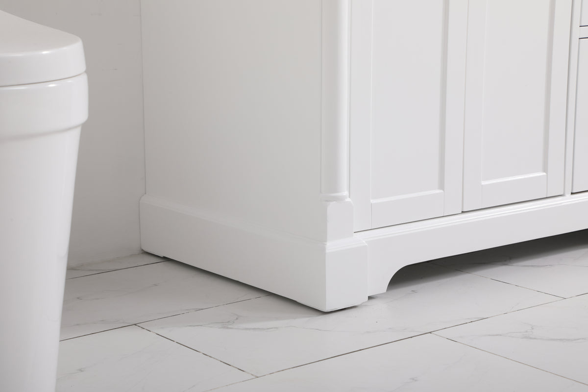 36 inch Single bathroom vanity in White