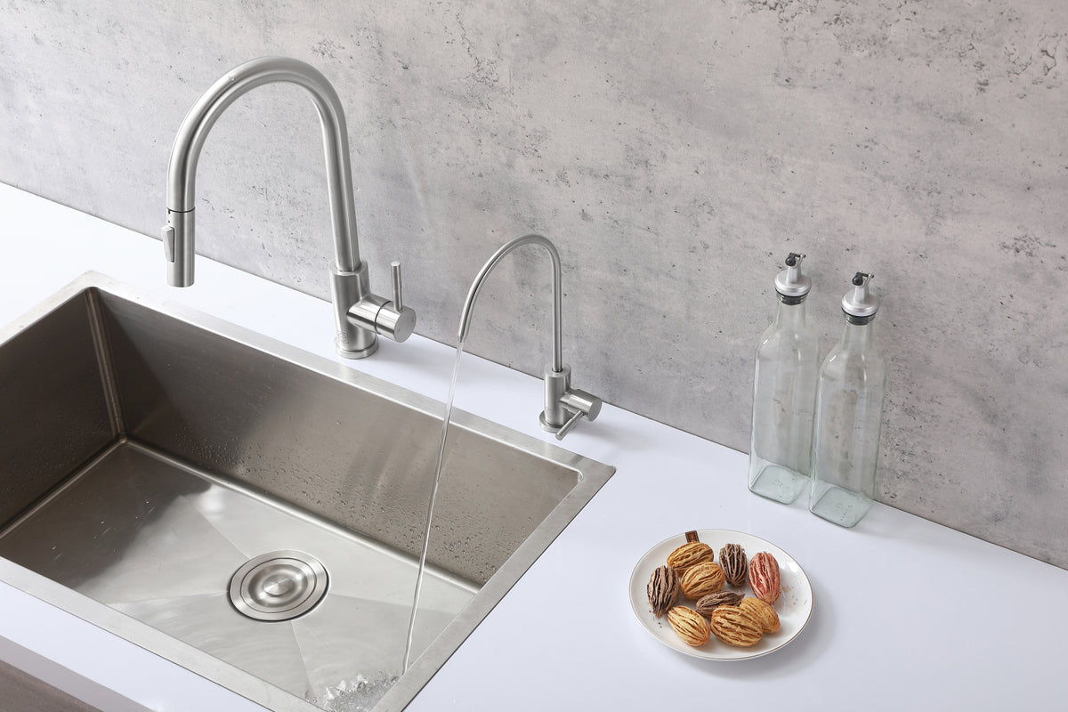 Rian Single Handle Cold Water Dispenser in Brushed Nickel