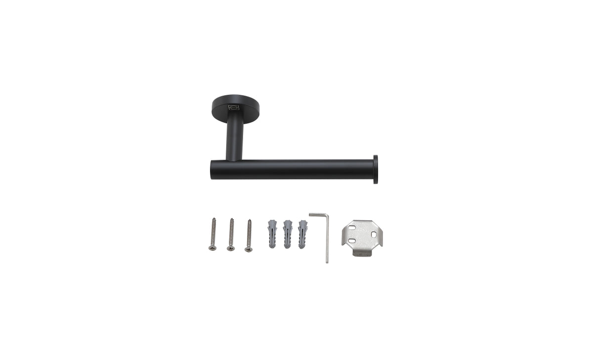 Alma 2-Piece Bathroom Hardware Set in Matte Black