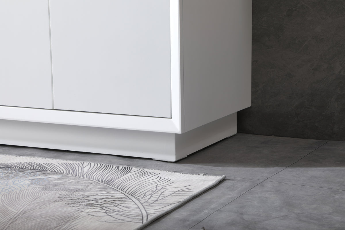 36 Inch SIngle Bathroom Vanity In White