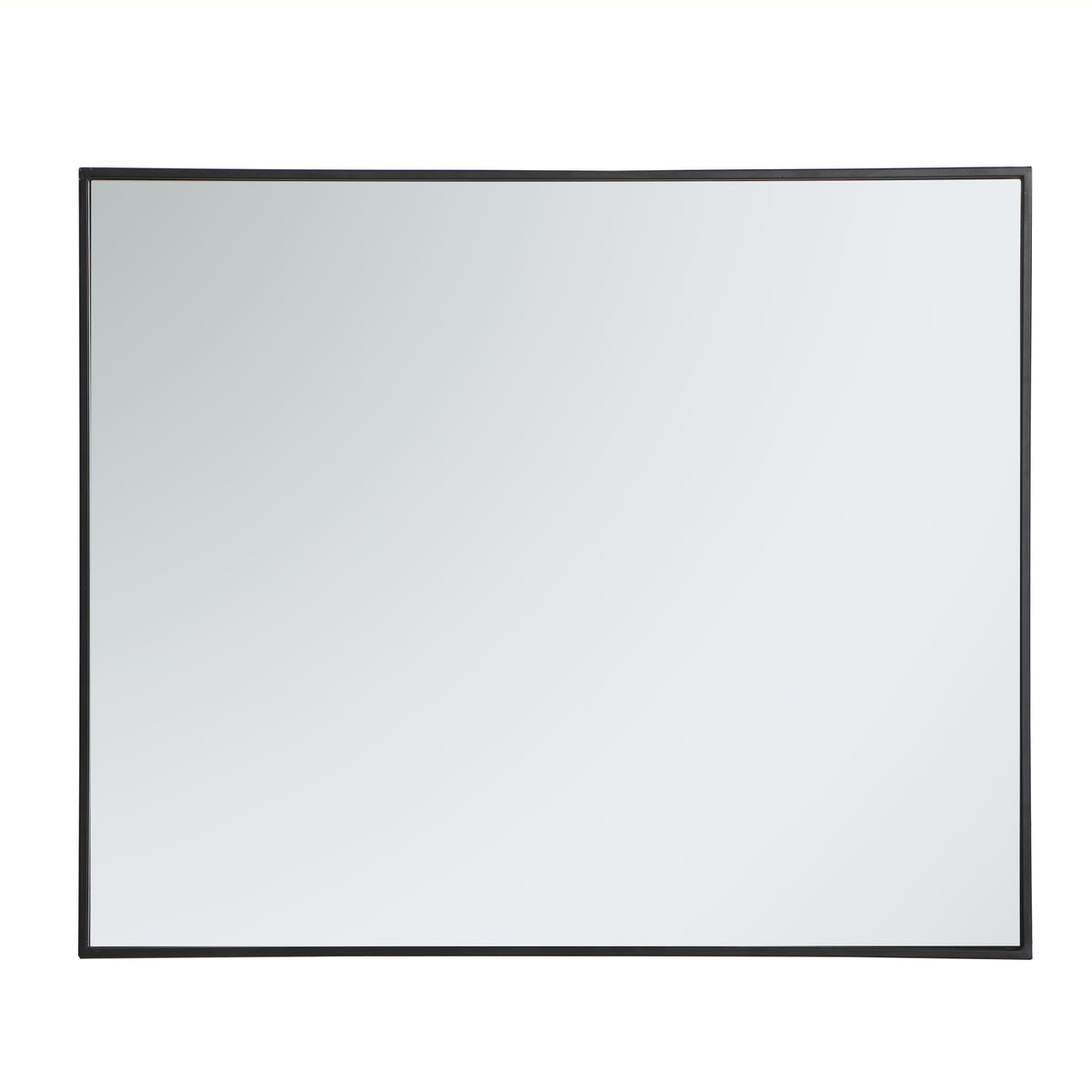 Metal frame rectangle mirror 30 inch in Black