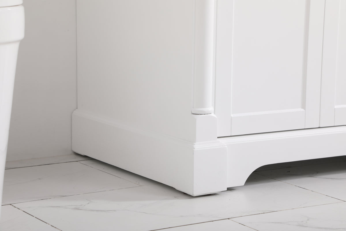 30 inch Single bathroom vanity in White