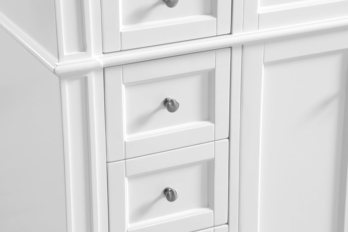 48 In. Single Bathroom Vanity Set In White