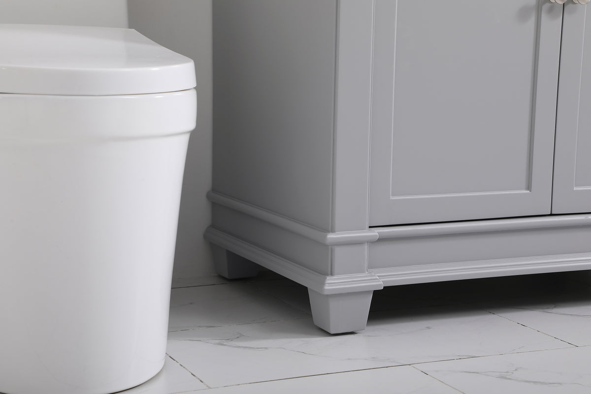 42 inch Single Bathroom Vanity set in Grey