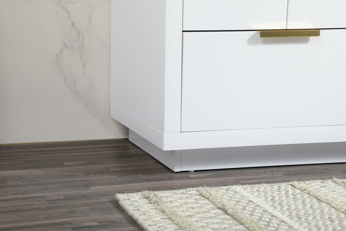 24 inch Single bathroom vanity in white