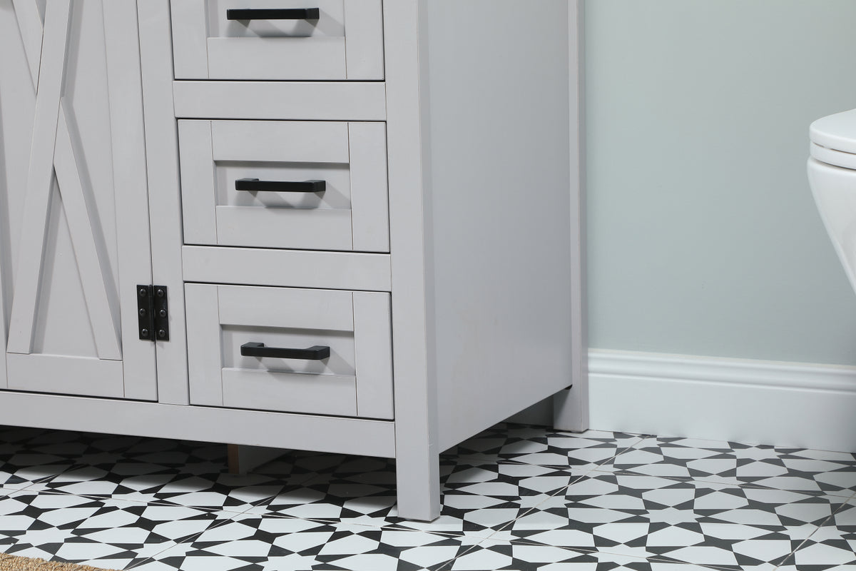 48 inch Single bathroom vanity in grey