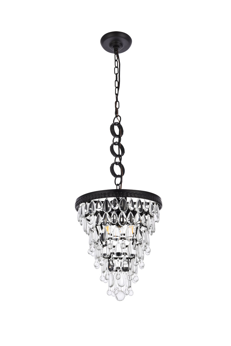 Nordic 3 lights black pendant