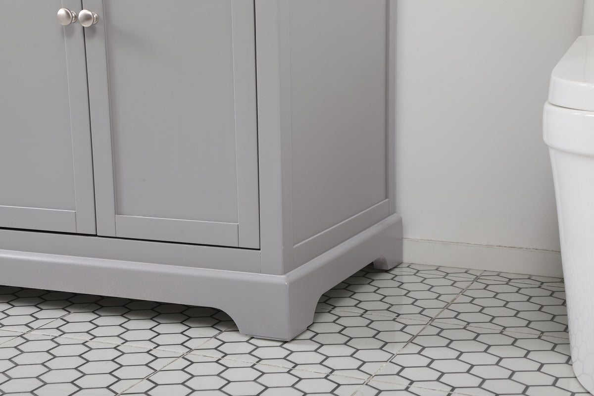 72 inch double bathroom vanity in grey