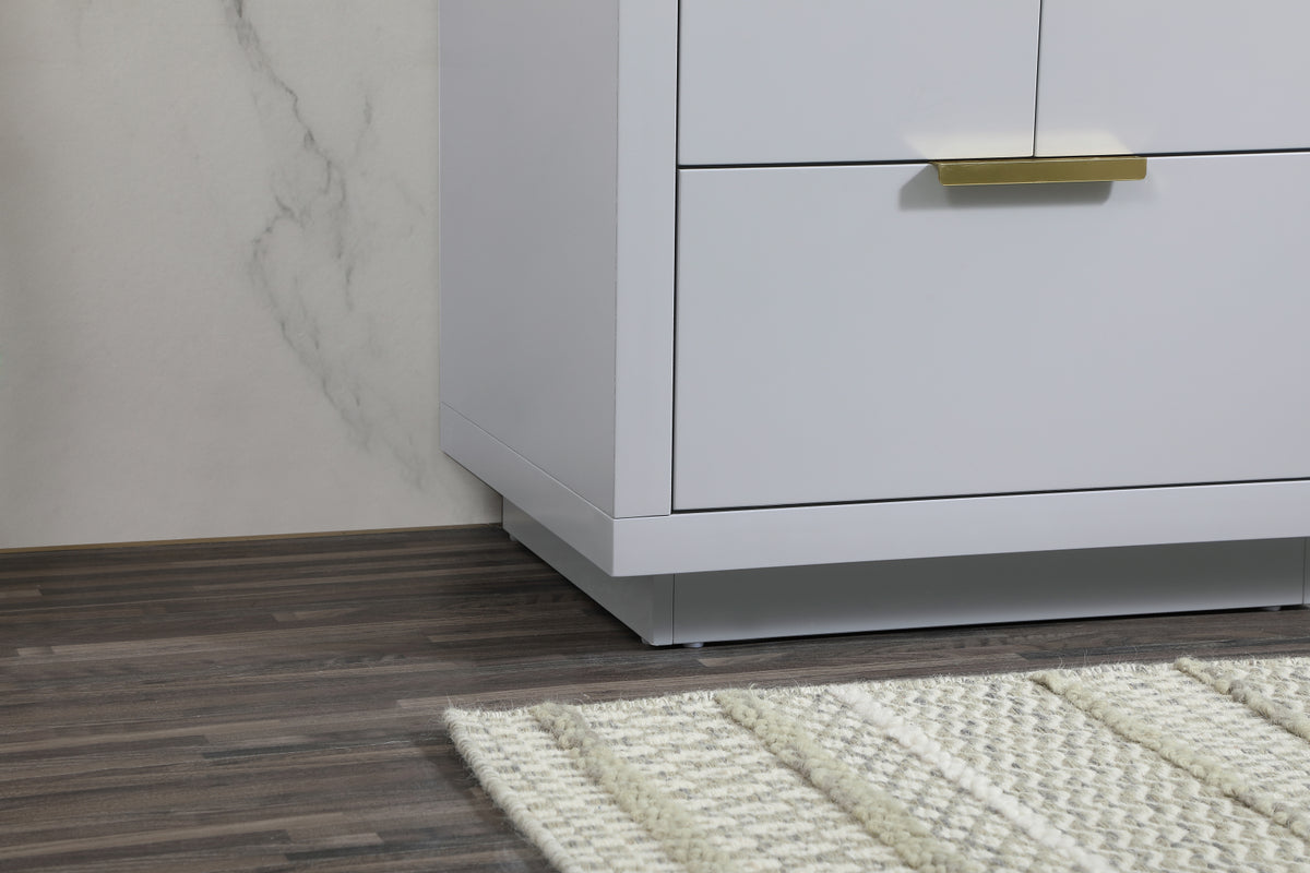 24 inch Single bathroom vanity in grey