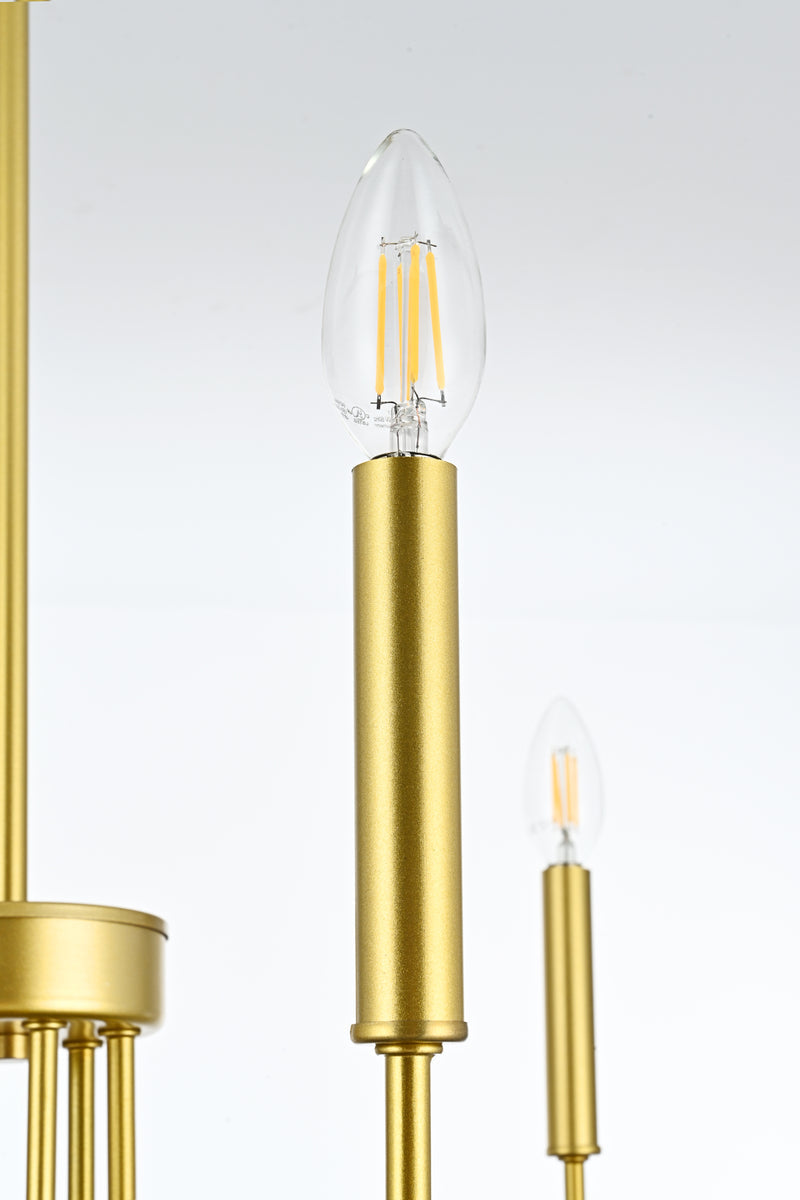 Willa 26 inch Pendant Light in Brass