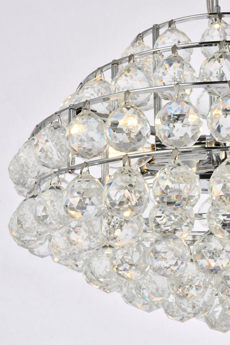 Savannah 18 inch pendant in chrome