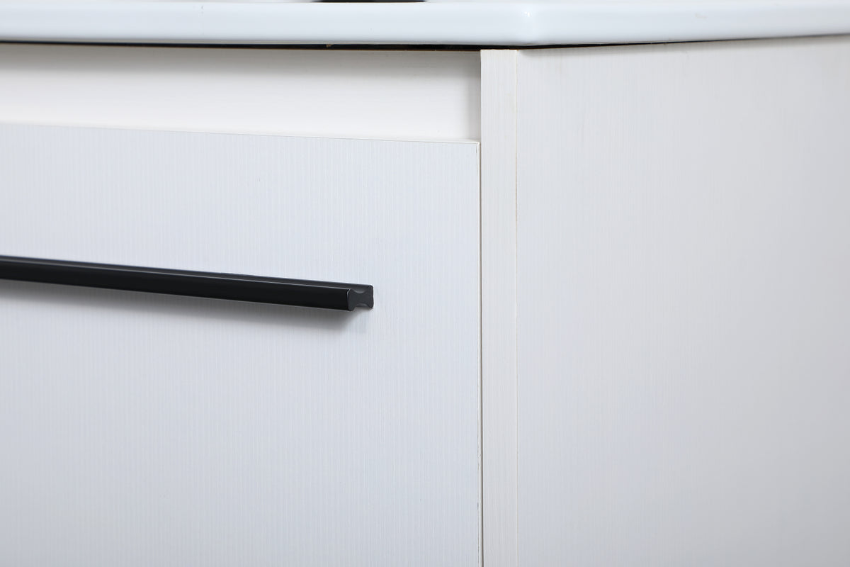 30 inch Single Bathroom Vanity in White