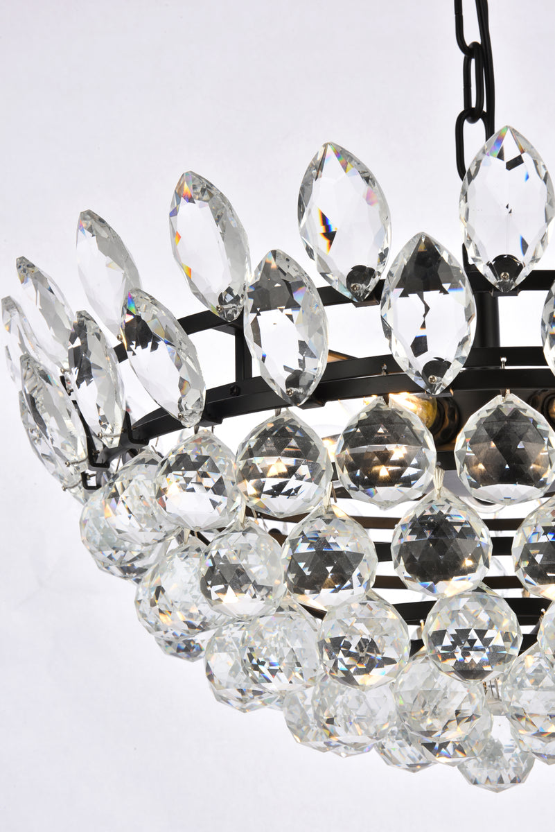 Emilia 20 inch pendant in black