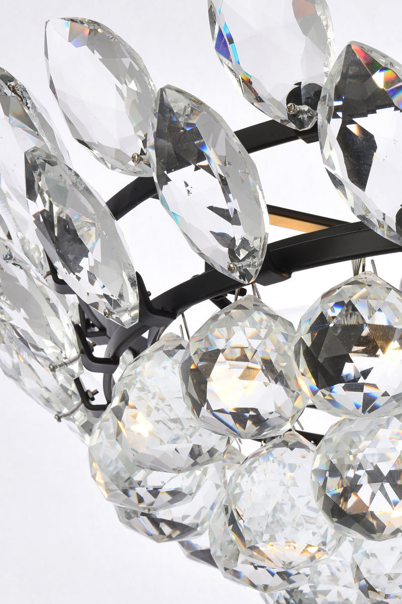 Emilia 14 inch pendant in black