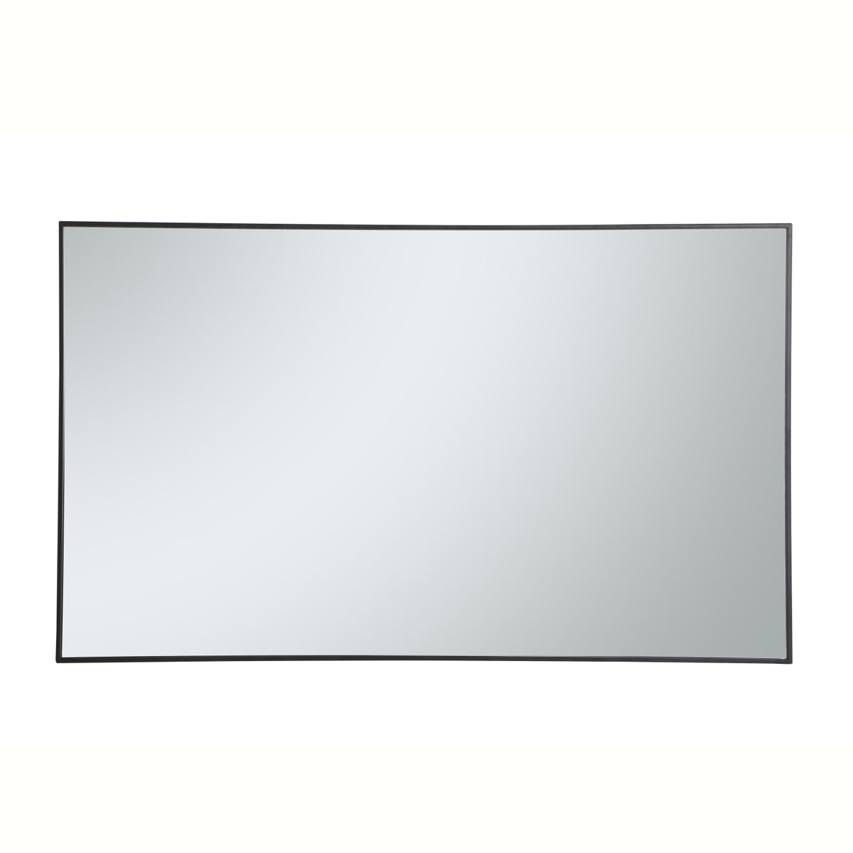 Metal frame rectangle mirror 36 inch in Black