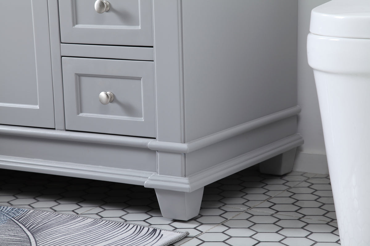 48 inch Single Bathroom Vanity set in Grey