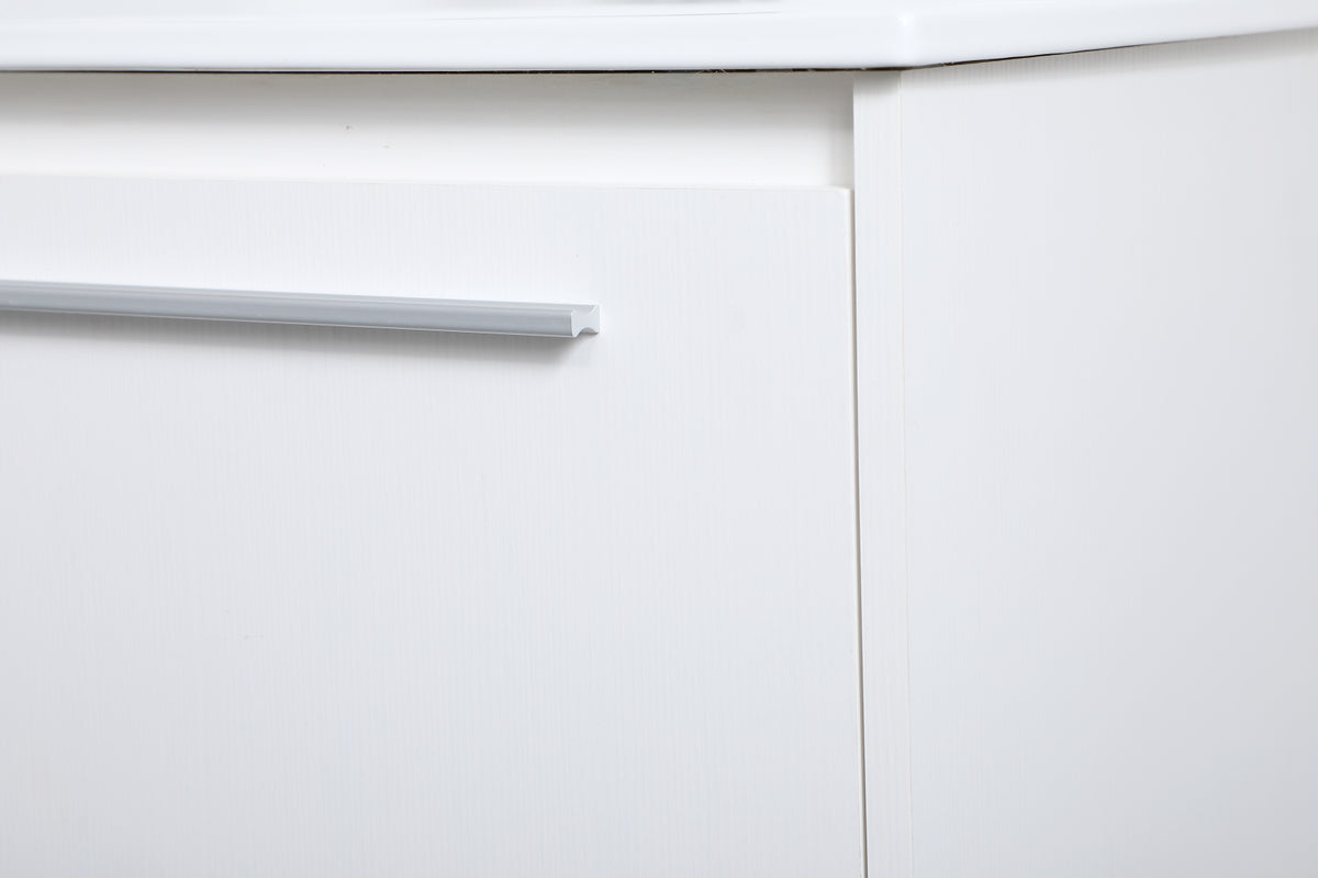 24 inch Single Bathroom Floating Vanity in White