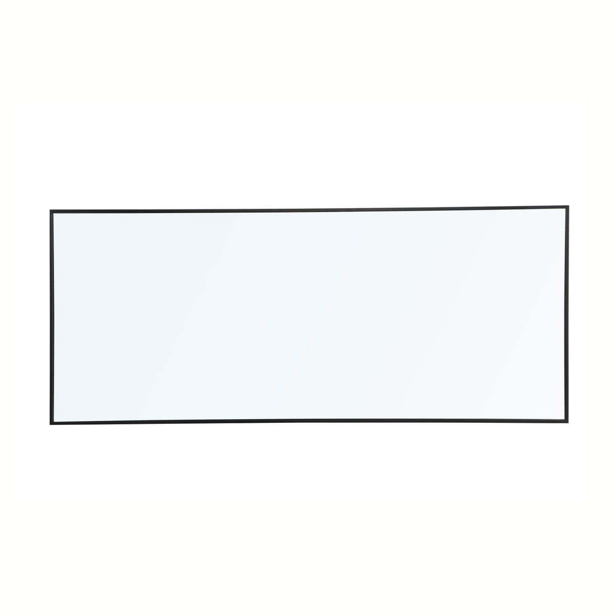 Metal frame Rectangle Mirror 30 inch Black
