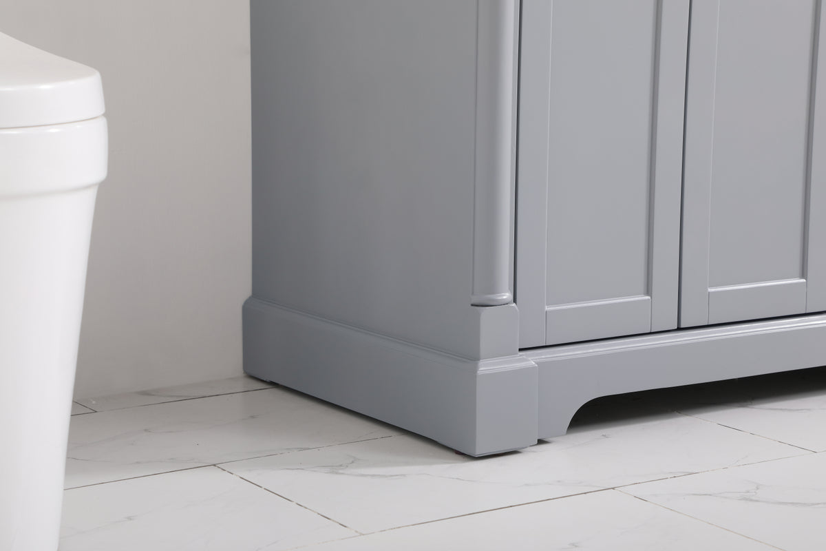 36 inch Single bathroom vanity in Grey