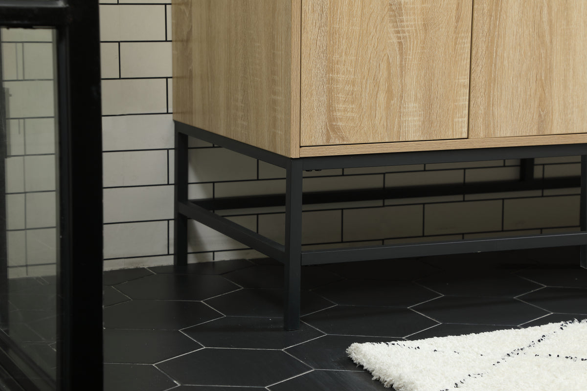 60 inch double bathroom vanity in mango wood