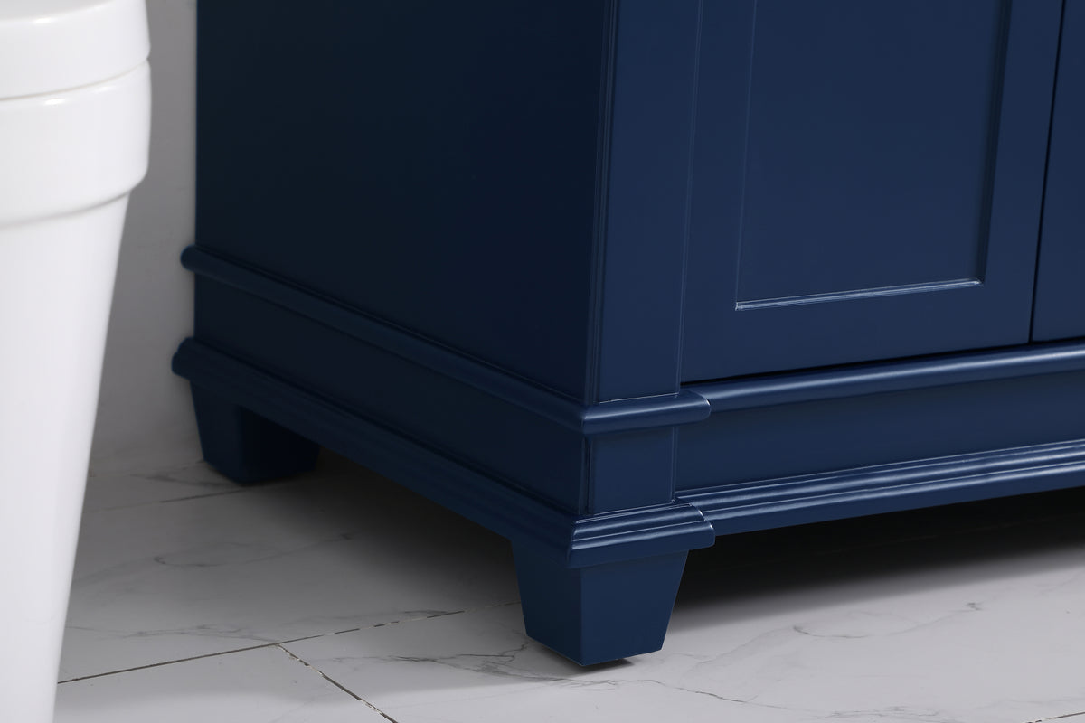 42 inch Single Bathroom Vanity set in Blue