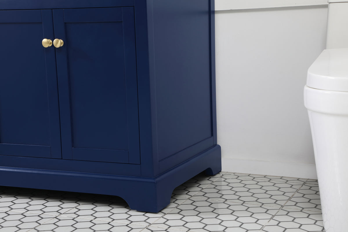 60 inch double bathroom vanity in blue