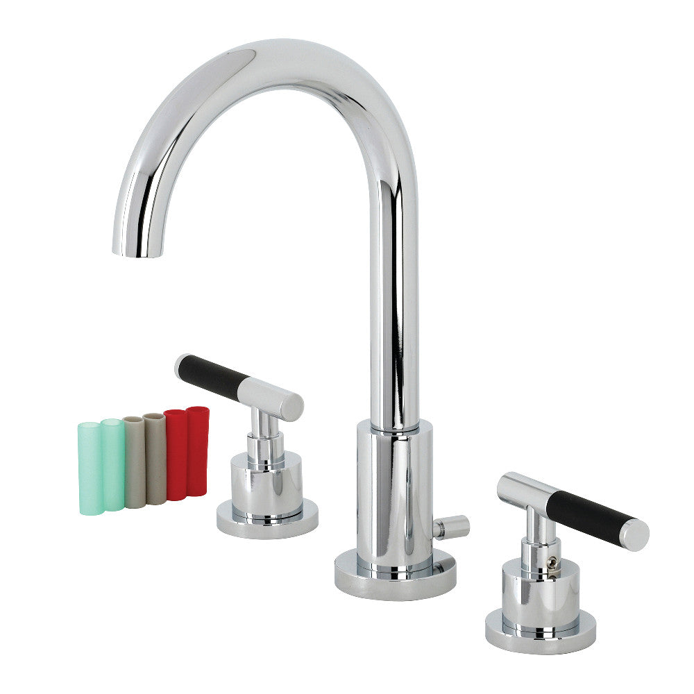 Kaiser Widespread Bathroom Faucet in Polished Chrome