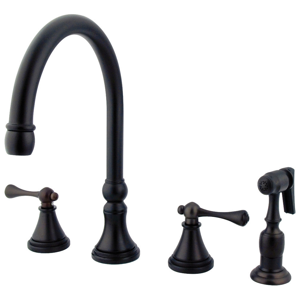 Governor Widespread Kitchen Faucet in Oil Rubbed Bronze