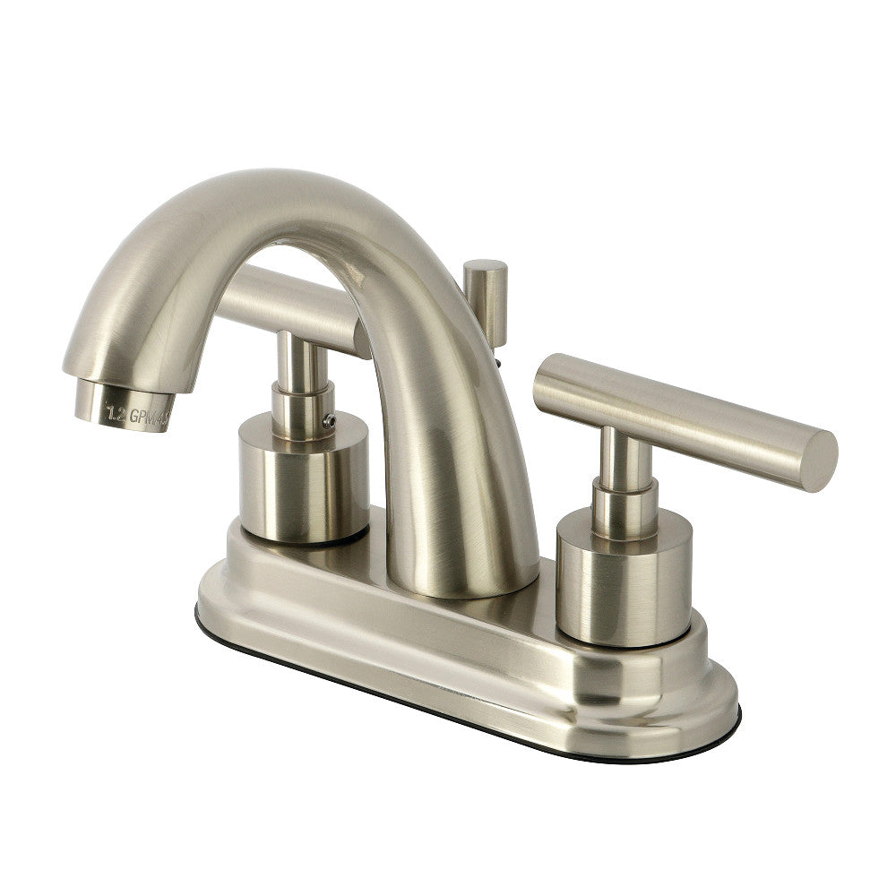 Manhattan 4 Inch Centerset Bathroom Faucet in Brushed Nickel