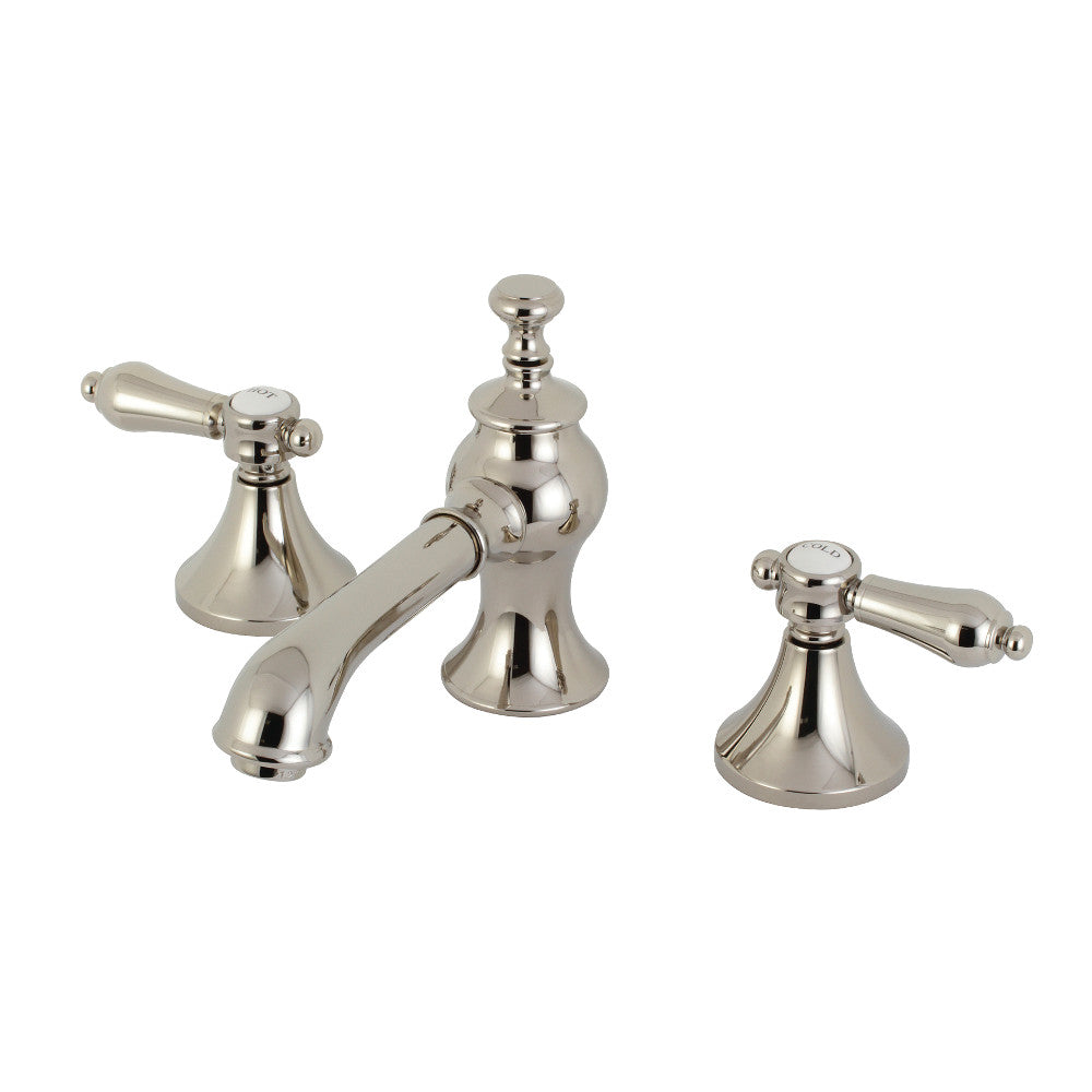 Heirloom Widespread Bathroom Faucet in Polished Nickel