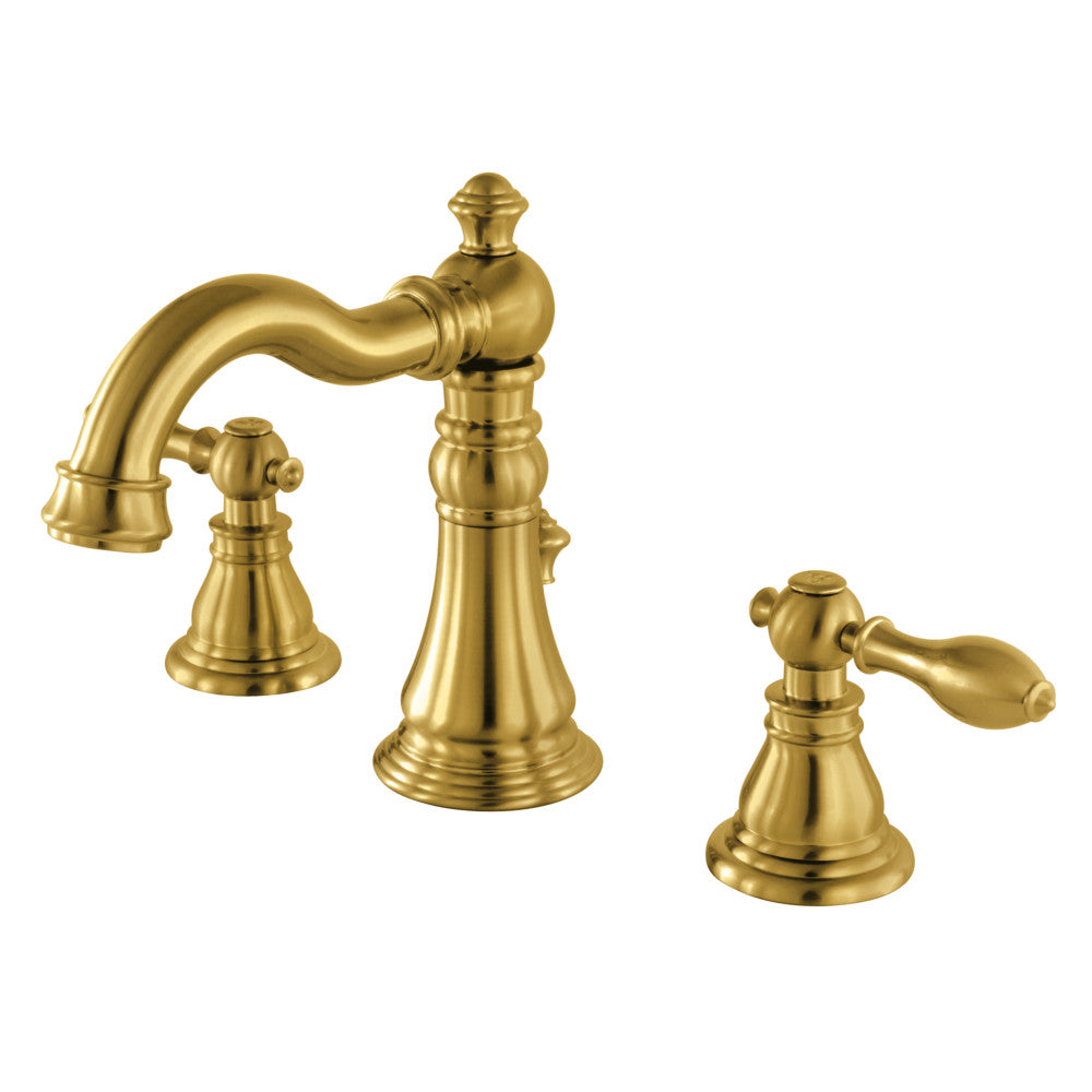 American Classic Widespread Bathroom Faucet in Brushed Brass