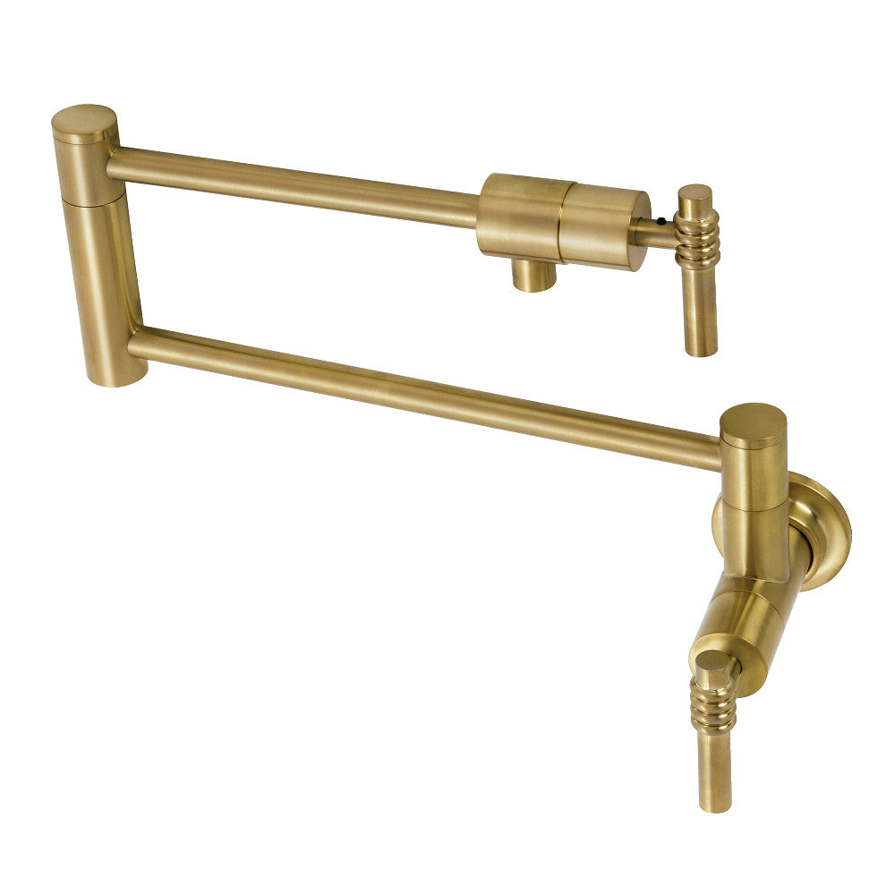 Milano Pot Filler Faucet in Brushed Brass