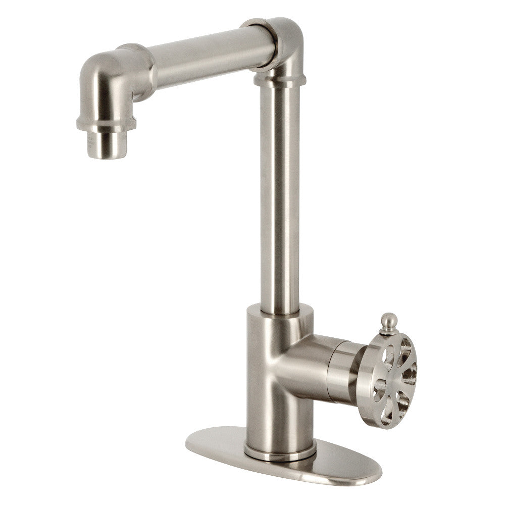 Belknap Single-Hole Bathroom Faucet in Brushed Nickel