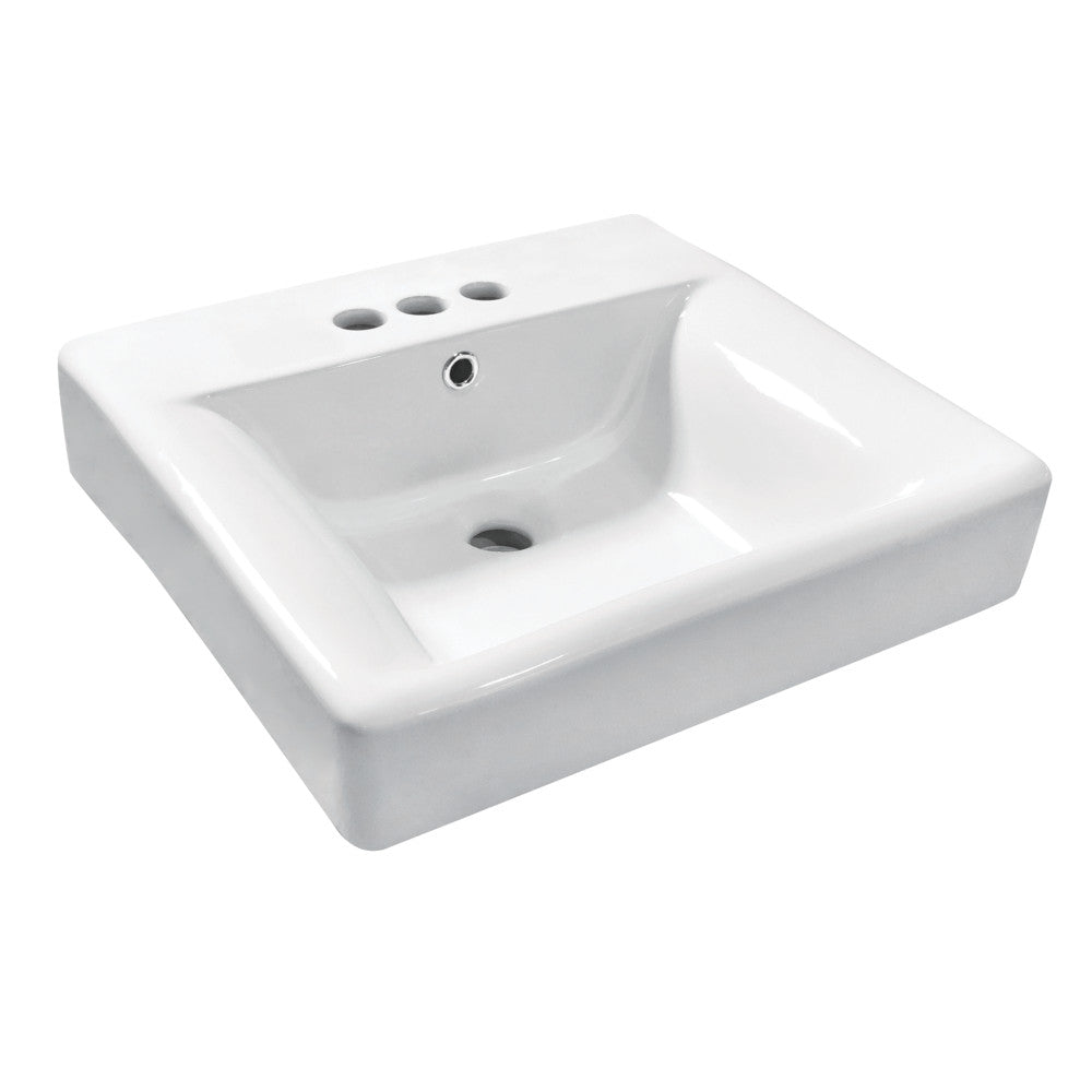 NuvoFusion 20.38 Inch Console Sink in White