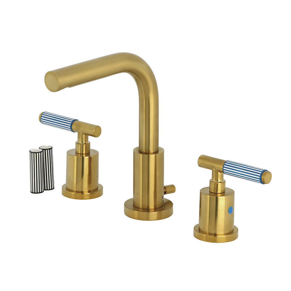 Verona Widespread Bathroom Faucet in Brushed Brass