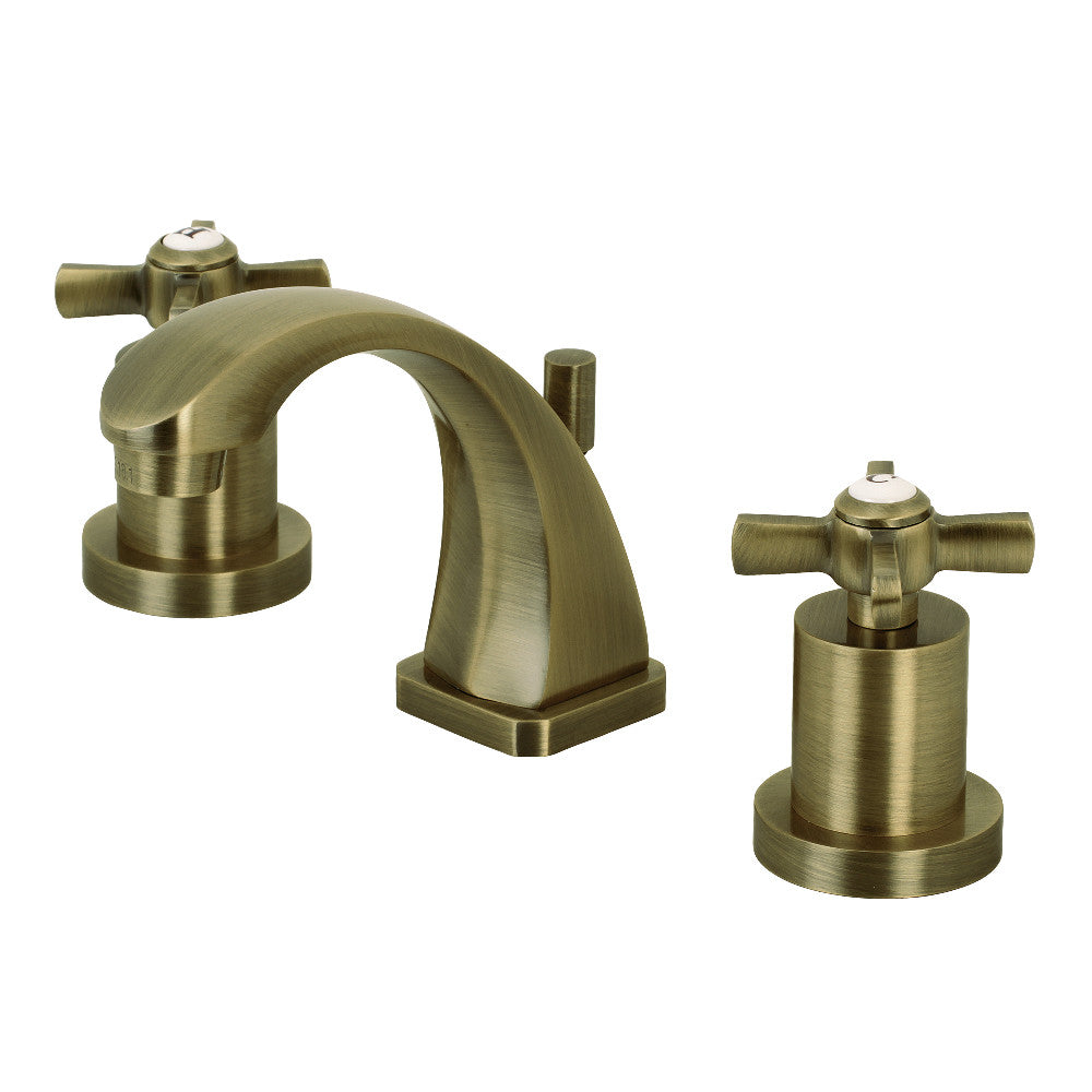 Millennium Widespread Bathroom Faucet in Antique Brass