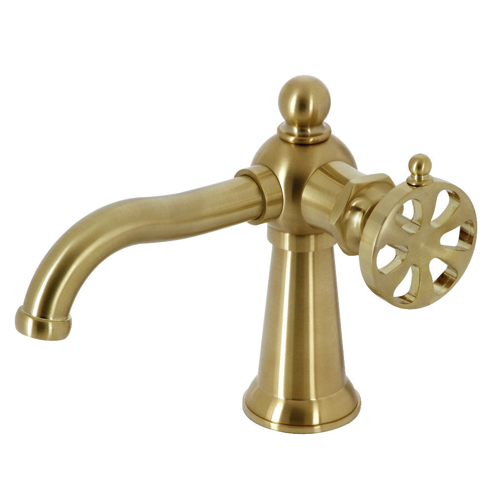 Belknap Single-Hole Bathroom Faucet in Brushed Brass