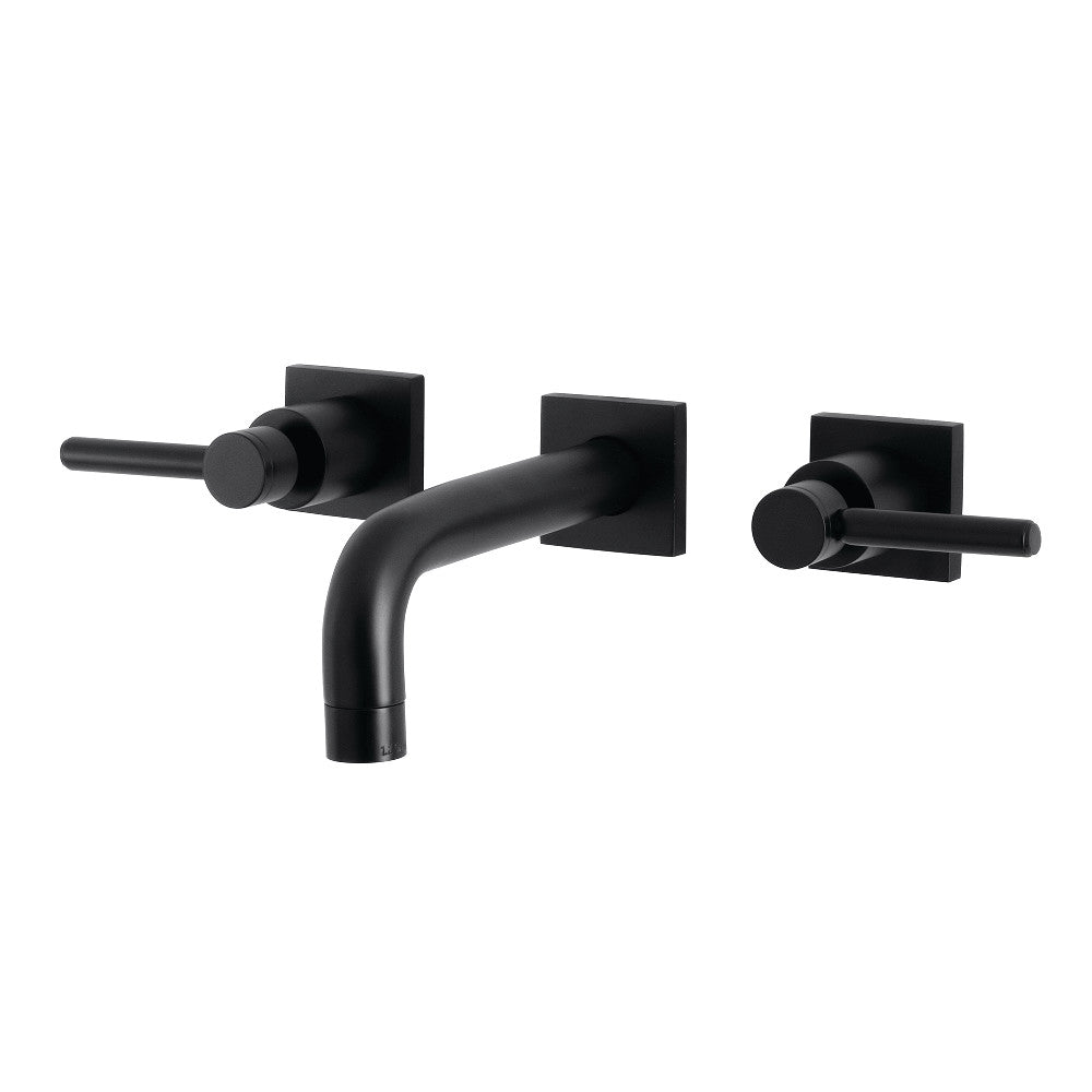 Concord Wall-Mount Bathroom Faucet in Matte Black